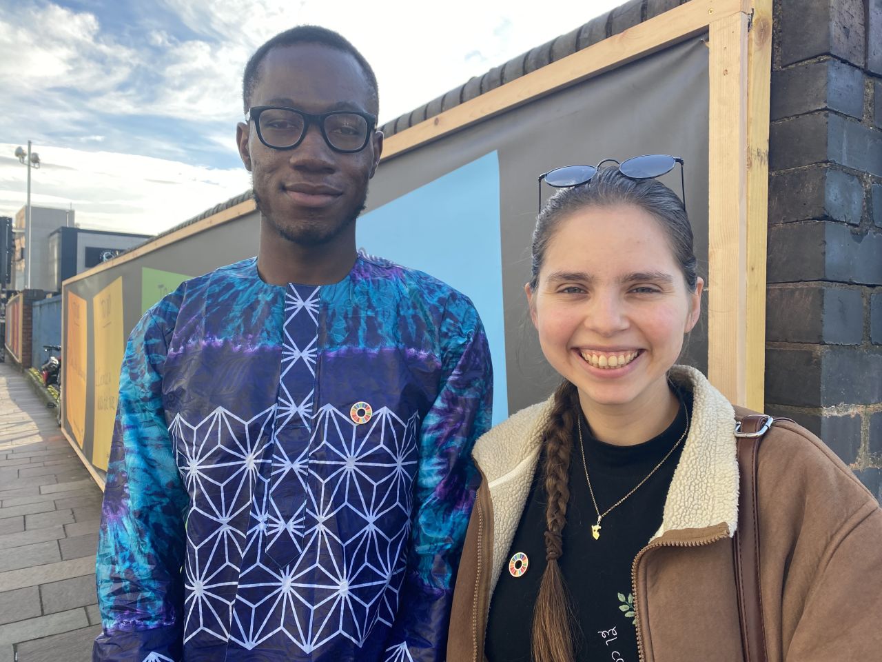 Azeez Tobi Abubakar and Inés Yabar