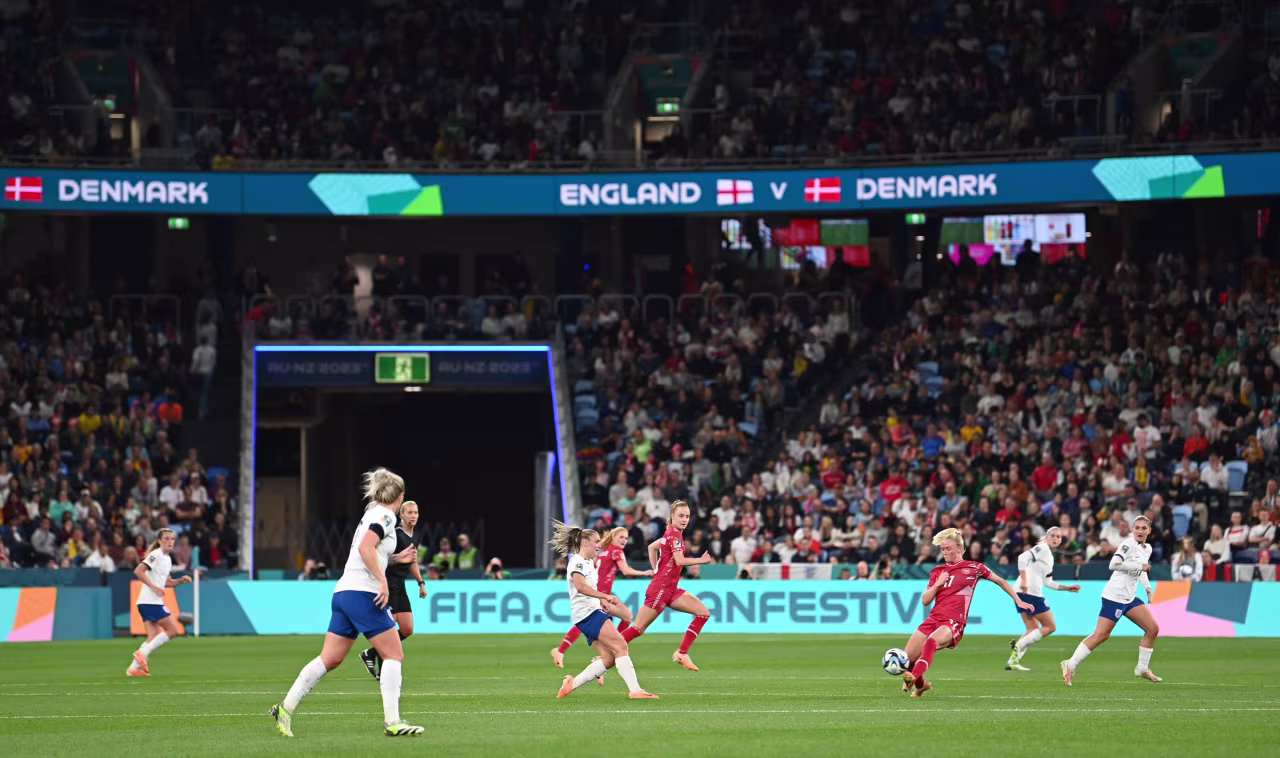 Denmark's Katrine Veje in action at Sydney Football Stadium in Sydney, Australia.