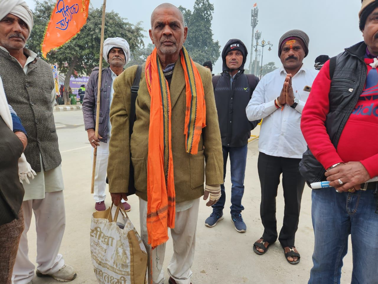 Dasharath Singh Rajput poses for a picture.