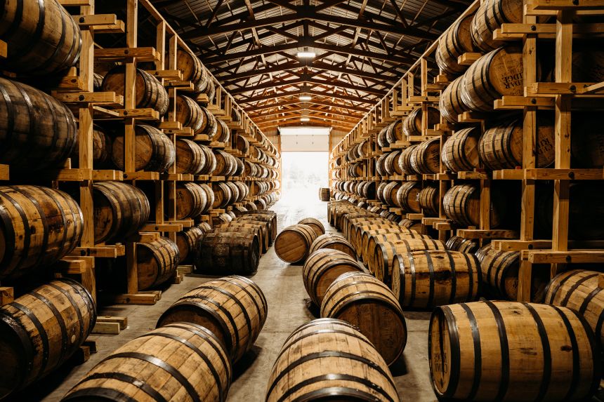 Cedar Ridge Distillery in Swisher, Iowa.