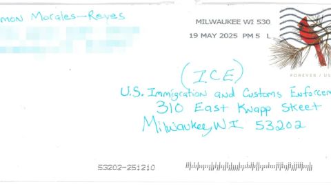 El 21 de mayo, un agente de inteligencia de campo del ICE recibió por correo una carta manuscrita que presuntamente amenazaba al presidente Donald Trump.