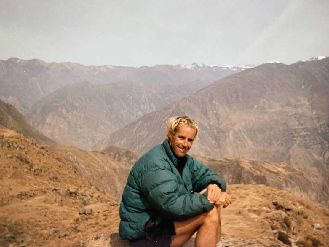 Here's Tim at Colca Canyon in Peru in 1996.