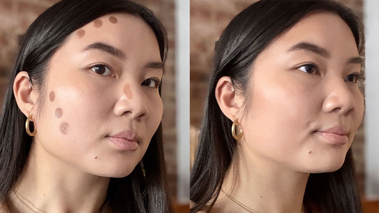 Testing the Charlotte Tilbury Hollywood Contour Wand in Light-Medium.
