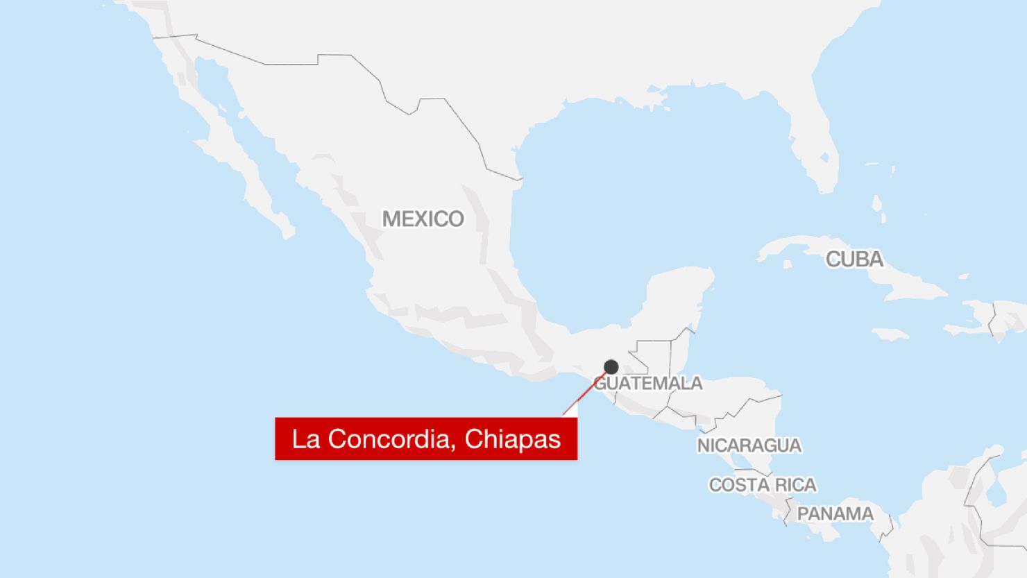 The Chiapas state Attorney General's Office reported six people had been killed in La Concordia at a political event.
