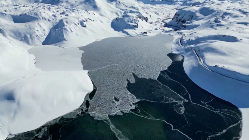 Watch: Lake makes singing sounds because of shifting ice layers