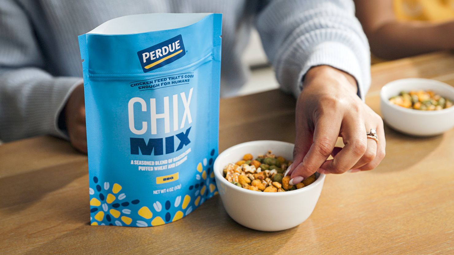 Perdue made Chix Mix, a chicken feed for humans to eat CNN Business