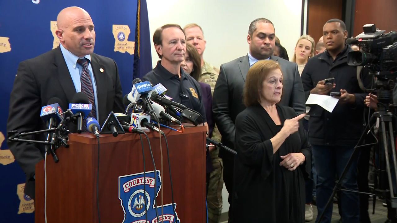 Deputy assistant director Christopher Raia with the FBI's counterterrorism division speaks during a press conference in New Orleans on January 2.