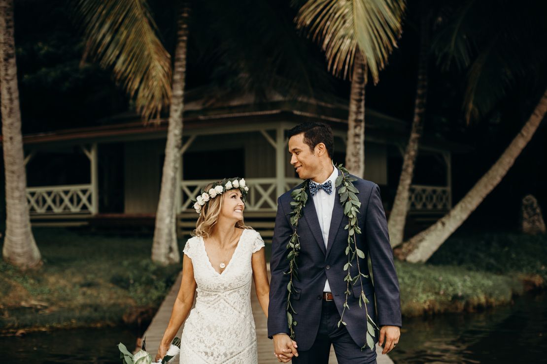 Christian and Aaron got married on Oahu, Hawaii in 2018.