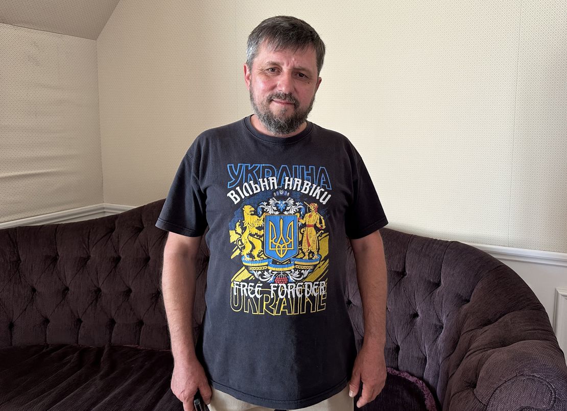 Serhii Chudynovych was detained and tortured by Russian forces in March 2022, when Kherson was under Russian occupation.