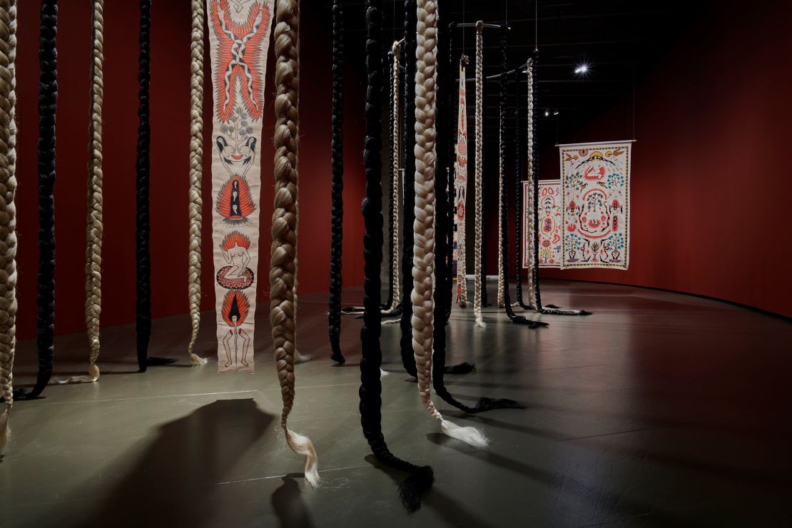 "Citra Sasmita: Into Eternal Land" is on show at London's Barbican until April 21, 2025.