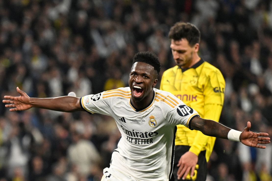 Vinicius Junior scored Real Madrid's second goal of the night to seal the win.