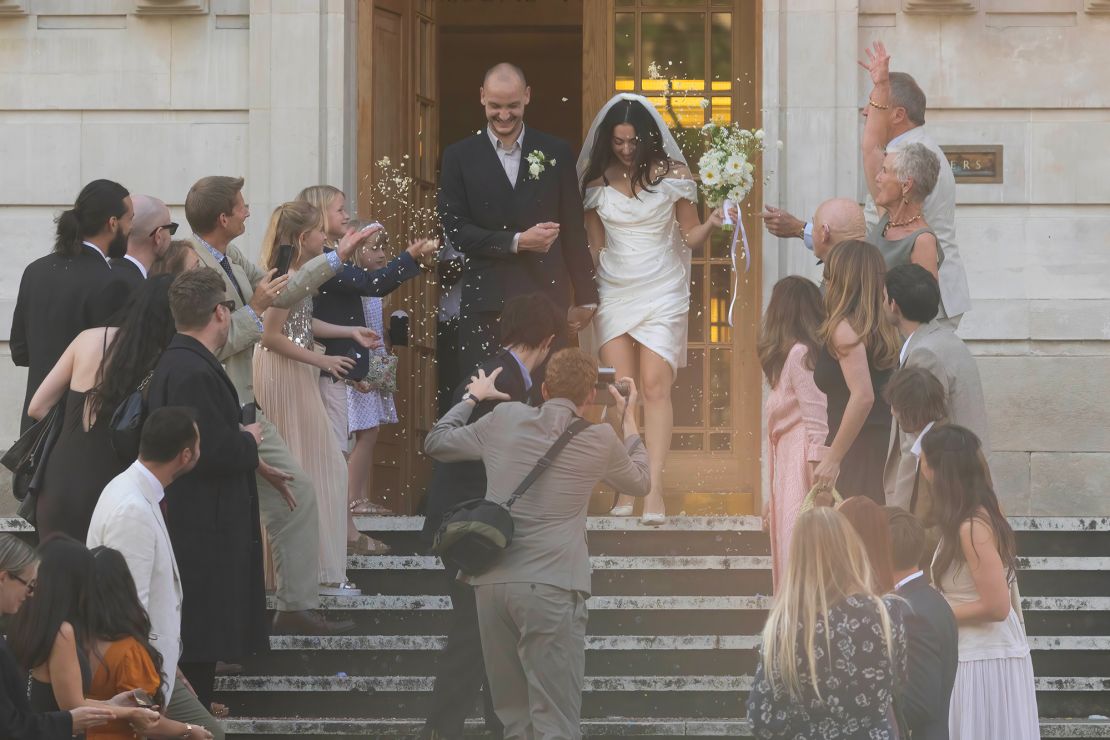 Charli XCX married George Daniel in east London on Saturday ahead of a larger celebration in Sicily.