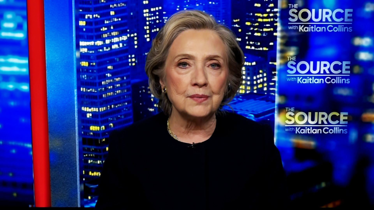 Former Secretary of State Hillary Clinton speaks to CNN on October 24.