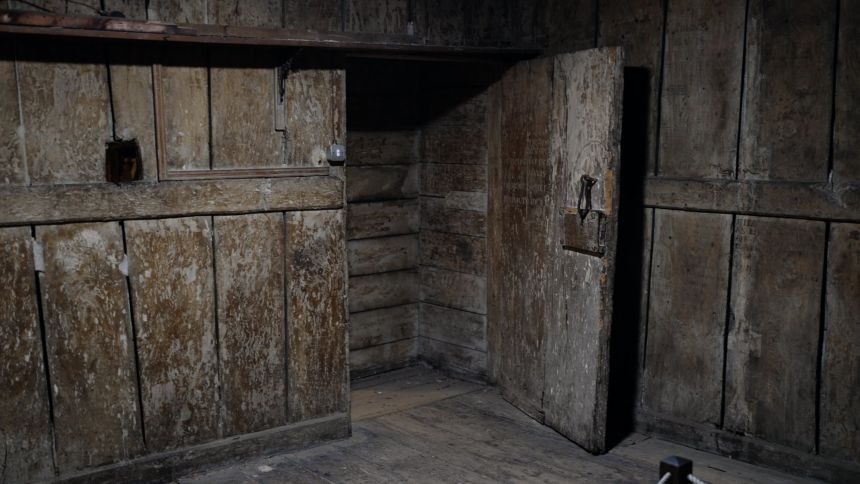 Those who were accused of witchcraft were held in this room of what was once the courthouse in Maidstone, Kent.