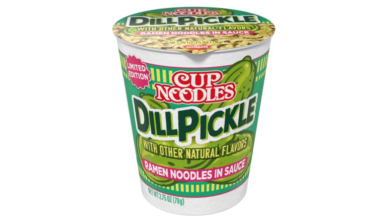 Cup Noodles's Dill Pickle ramen hits shelves on June 21.