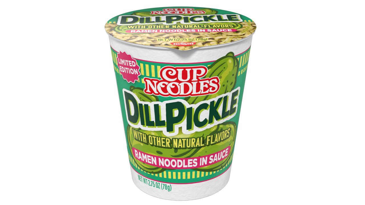 Cup Noodles's Dill Pickle ramen hits shelves on June 21.