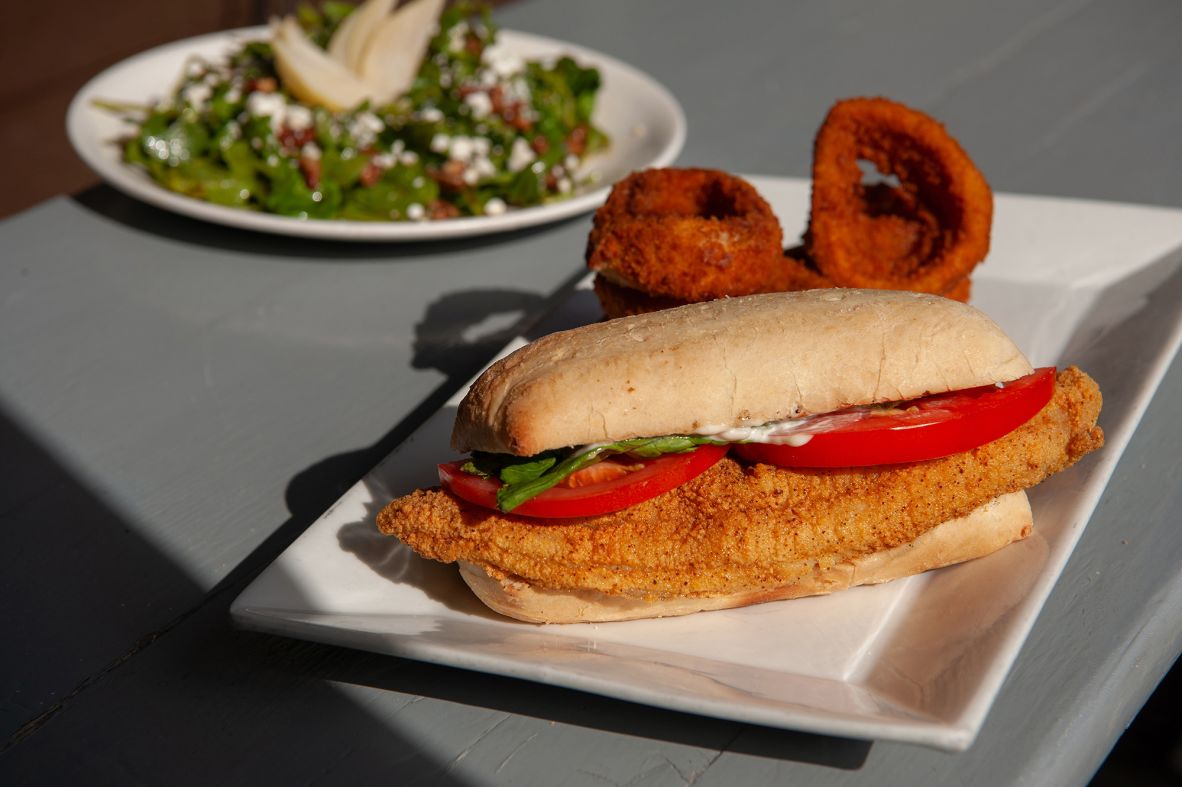 <strong>Good eats:</strong> Hooker Grocer & Eatery serves catfish po’ boys and other regional staples.