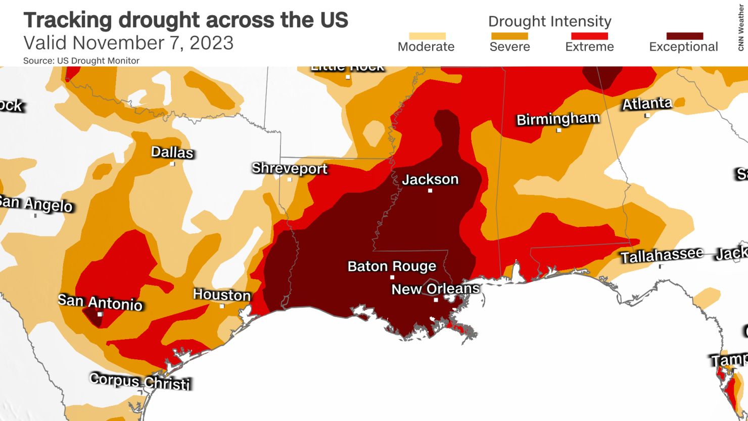 Gulf Coast weather Rainfall to help alleviate Louisiana’s record