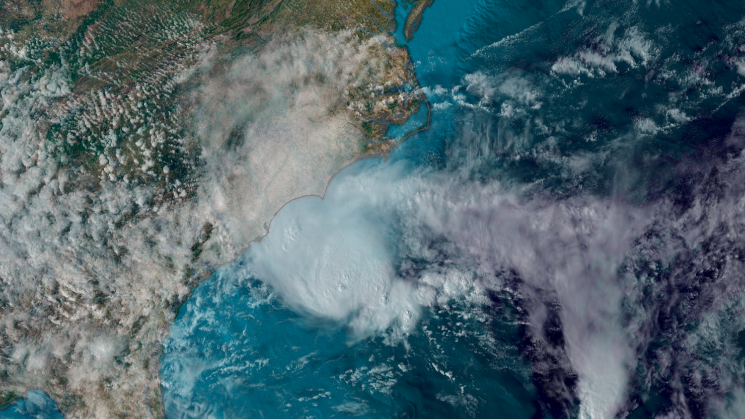 National Hurricane Center forecasters say the disturbance likely will become Tropical Storm Helene on Monday.