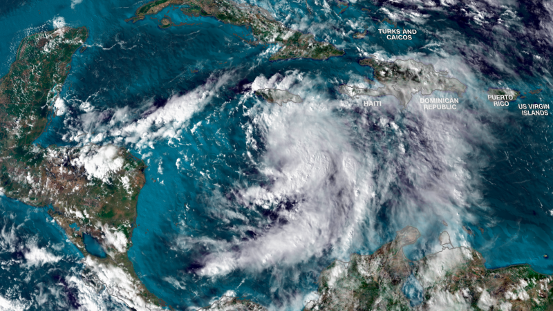 Tropical Storm Rafael forms in the Caribbean and could threaten the US Gulf Coast