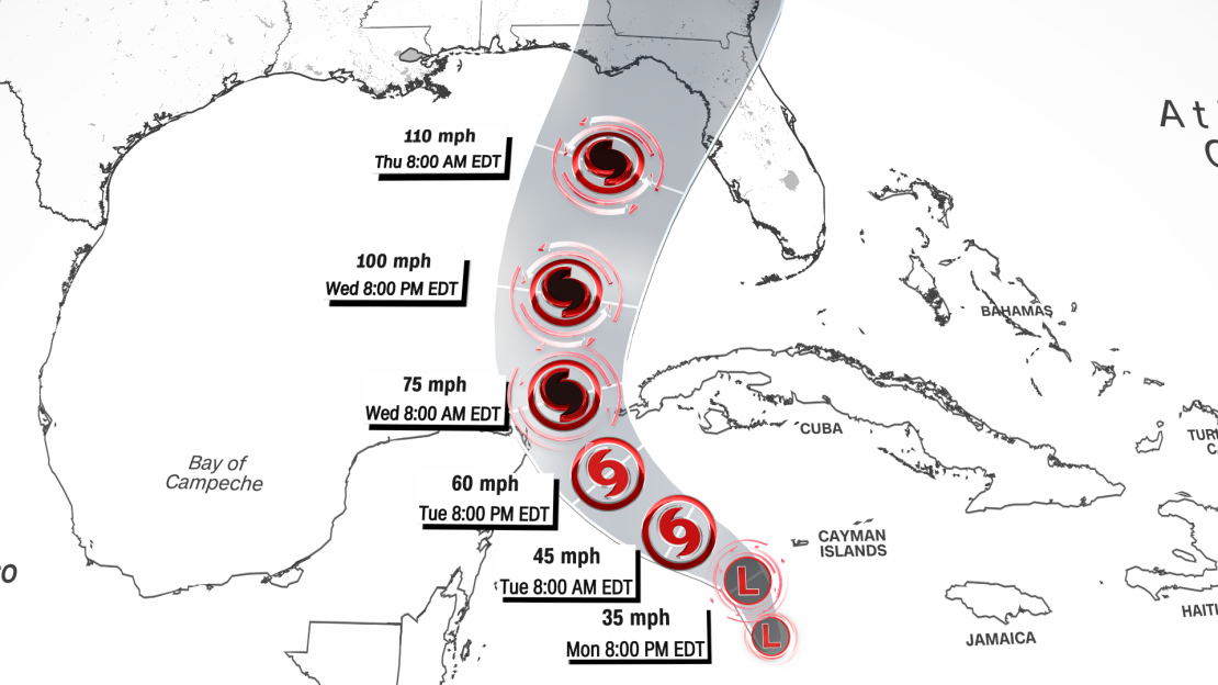 Hurricane Helene forecast to form and rapidly intensify before slamming