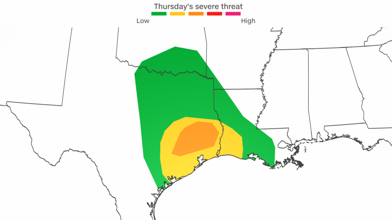 Potential tornadoes and damaging storms to target Texas, including Houston area | CNN