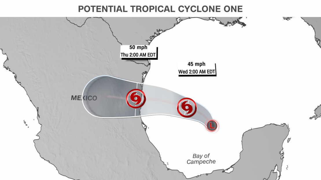 CNN Digital Tracker tropical cyclone track storm stats ptc one 7am 061824.png