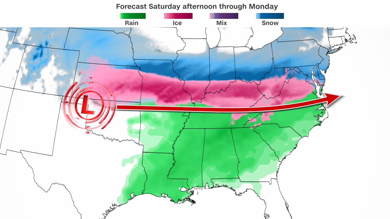 A major winter storm will bring snow, ice and rain to millions.