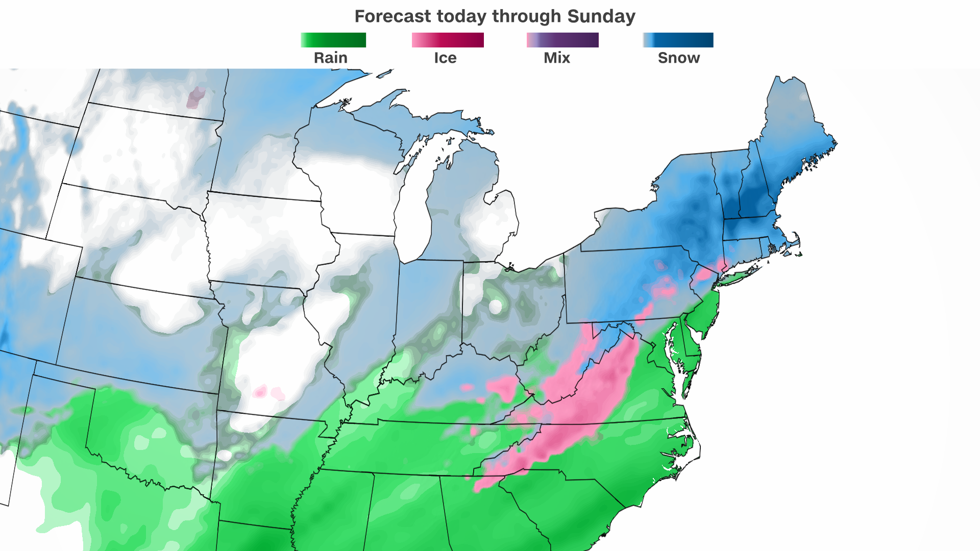 Northeast, mid-Atlantic facing first chance of significant snow in