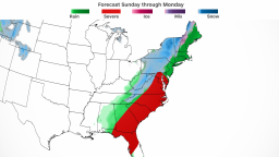 A multitude of adverse weather will unfold across the East through Monday.