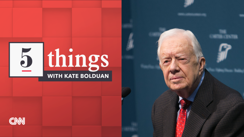 5 Things: What our current and future Presidents have to say about Jimmy Carter and more stories