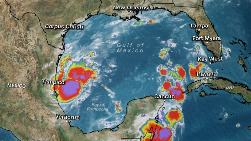 Florida is on alert as a new tropical depression forms in the Gulf just days after Hurricane Helene