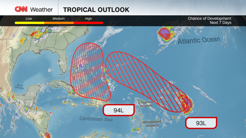 Atlantic hurricane season: Two tropical systems could develop this week as 2025 season enters its final months Atlantic hurricane season: Two tropical systems could develop this week as 2025 season enters its final months