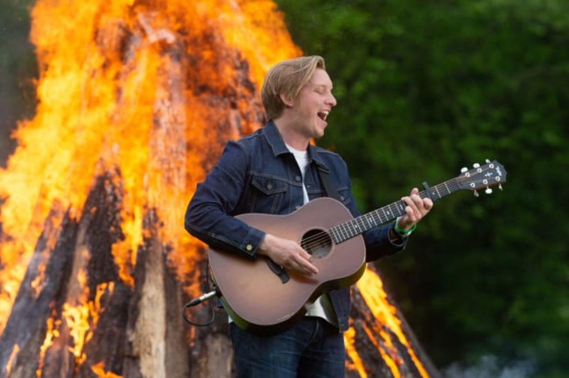 George Ezra en el Festival de Glastonbury. / Getty Images