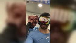 CNNE 1000424 - manchester city- kun aguero y su comica celebracion