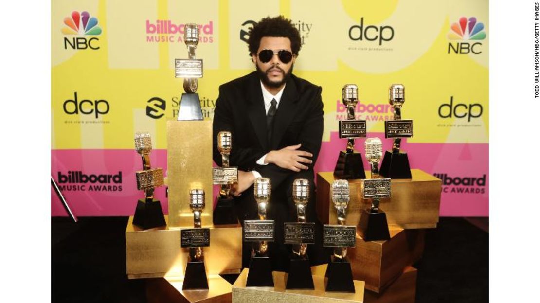 The Weeknd se llevó a casa múltiples premios en los Billboard Music Awards 2021, incluidos Mejor Artista, Mejor Artista Masculino y Mejor Artista Hot 100.