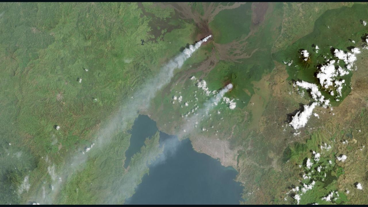 CNNE 1001337 - erupciones del volcan monte nyiragongo desde el espacio