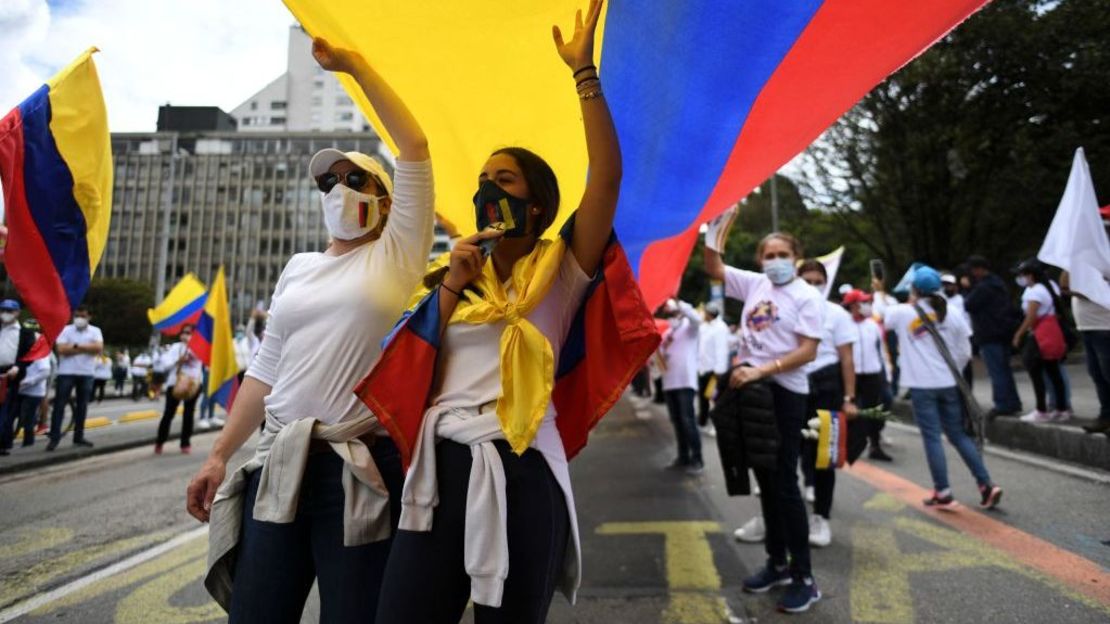 Bogotá, 30 de mayo de 2021. Crédito: JUAN BARRETO/AFP via Getty Images