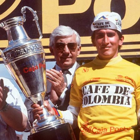 El ciclista colombiano Luis Alberto Herrera fue el primer latinoamericano en ganar una de las tres carreras más importantes del ciclismo profesional, la Vuelta a España, en 1987.