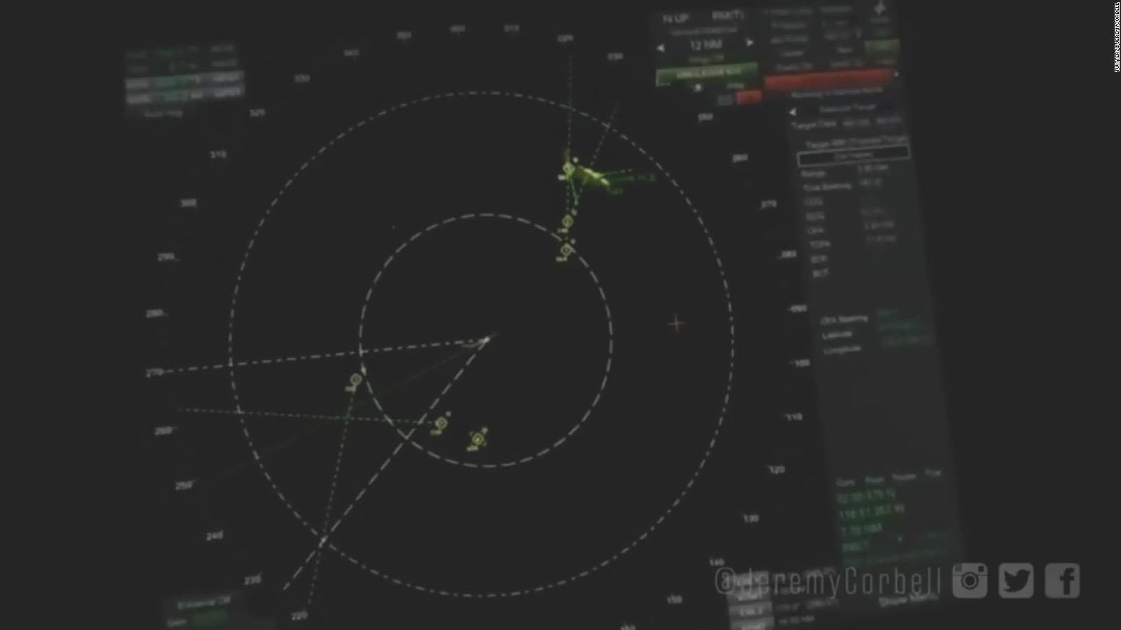 Un video muestra ovnis rodeando un barco de la Armada de EE.UU.