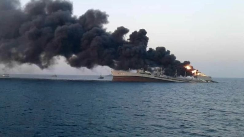Las causas del incendio que provocó el hundimiento el "Khark" aún no están claras. Toda la tripulación fue evacuada y no se reportaron víctimas, de acuerdo a la agencia iraní Fars.