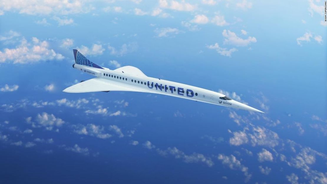 United está comprando el jet supersónico de Boom Supersonic.