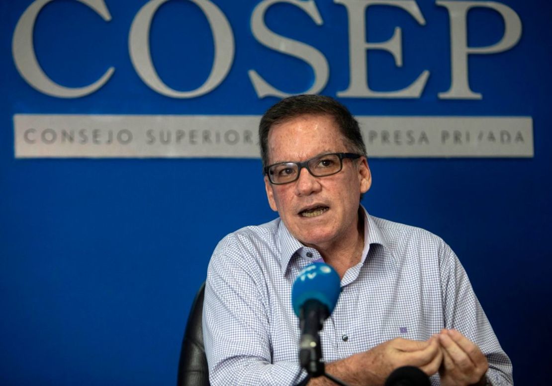 José Adán Aguerri, un conocido empresario en Nicaragua y expresidente del Consejo Superior de la Empresa Privada.