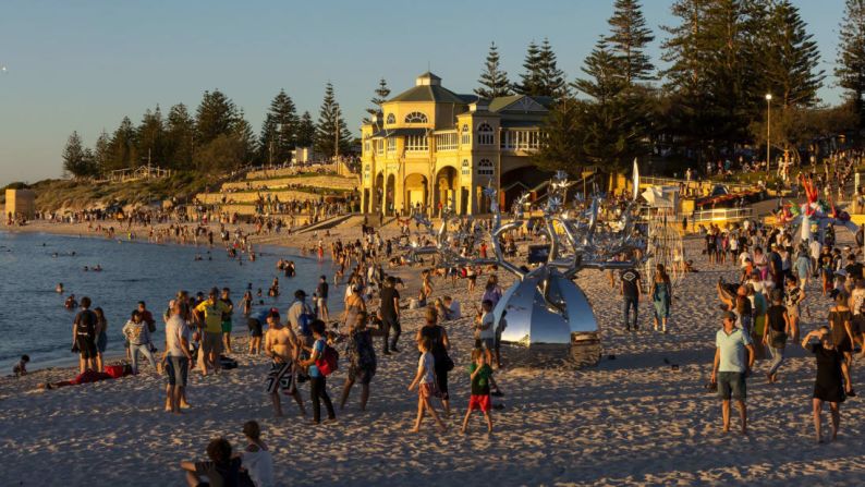 6. Perth, Australia: la cuarta ciudad más poblada de Australia ocupa el sexto lugar en la lista anual. Crédito: Paul Kane/Getty Images