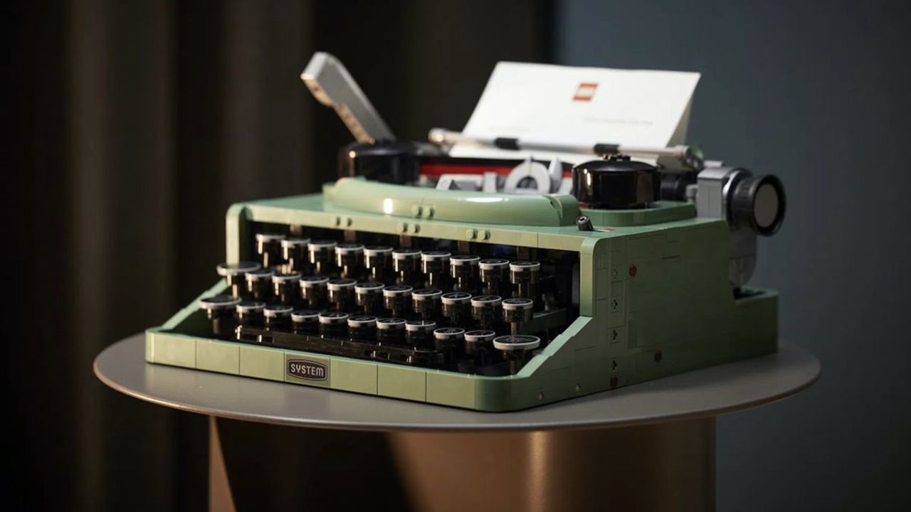 CNNE 1010301 - lego presenta su set una maquina de escribir clasica