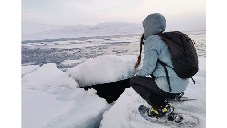 Libertad: la bloguera de viajes pasó ocho meses en el Círculo Polar Ártico. Foto: Valentina Miozzo/ViaggiareLibera