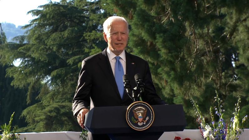Tras su encuentro con Putin, Biden dio una conferencia de prensa en la que aseguró que su agenda "es en beneficio del pueblo estadounidense".