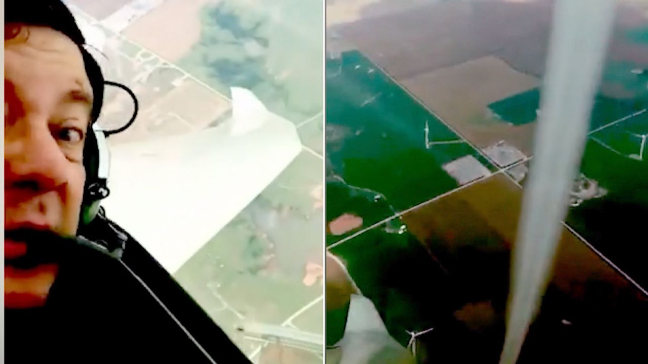 CNNE 1015796 - piloto graba video impresionante de tromba de tierra