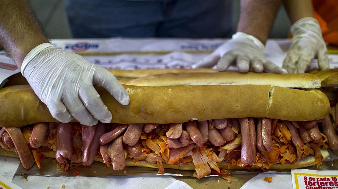 Torta mexicana.