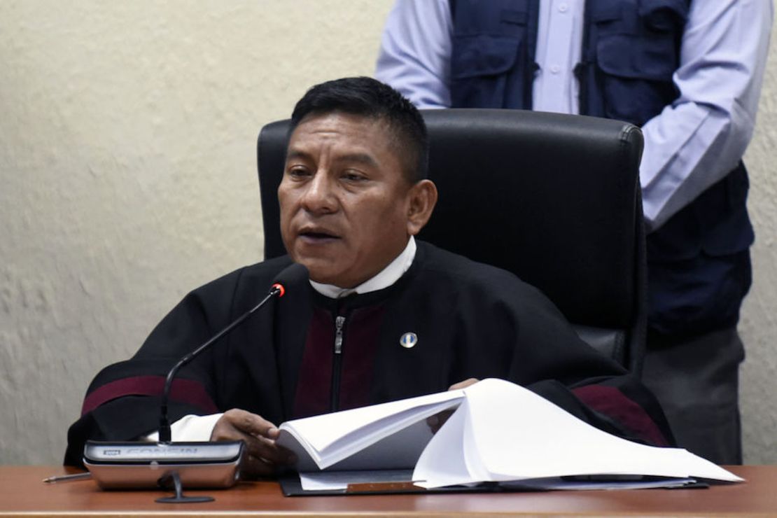 Pablo Xitumul, a cargo de casos de impacto nacional del Tribunal de Mayor Riesgo “C”, en una foto de 2018.